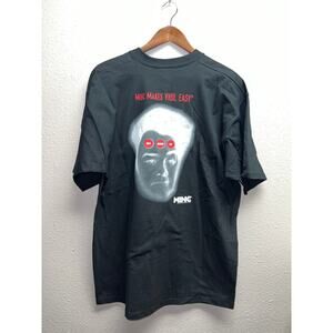 Vintage Software Shirt Minc Makes VDHL Easy Programming Black Graphic Tee 90s L
